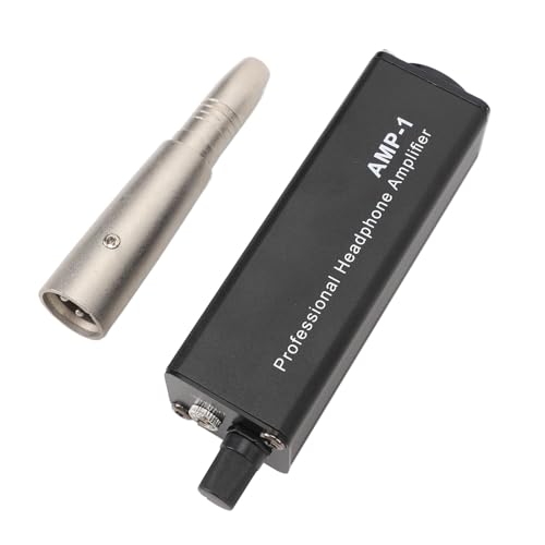 XLR to 3.5mm Headphone Amplifier Converter Volume Controller for Professional Audio and Portable Devices