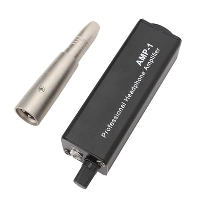 XLR to 3.5mm Headphone Amplifier Converter Volume Controller for Professional Audio and Portable Devices