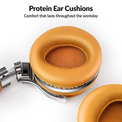Million Sold 10 Years Classic E7 Active Noise Cancelling Headphones with Upgraded Noise Cancellation, Bluetooth Headphones Wireless with HD Sound Vivid Deep Bass, for Home Office Travel Gift Pcs - color: Yellow, style: E7 Wireless Active Noise Cancelling