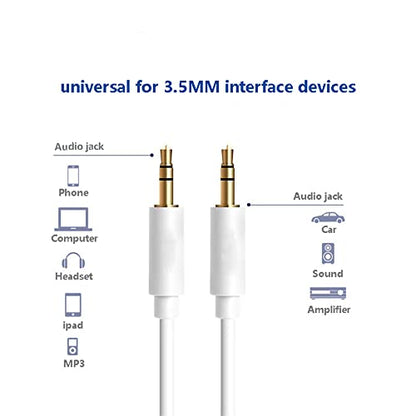 AUX Cable,Auxiliary Cable(3.3ft, Hi-Fi Sound) 3.5mm AUX Cable Lossless Audio Gold-Plated Auxiliary Audio Cable with Car,Home Stereos，Speaker，iPod，Pad，Headphones