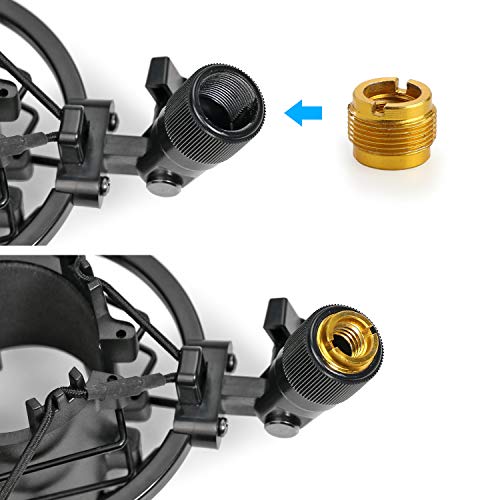 YOUSHARES AT2020 Shock Mount, Microphone Shock Mount Reduces Vibration Noise for Audio Technica AT2020 AT2035 ATR2500 Condenser Mic