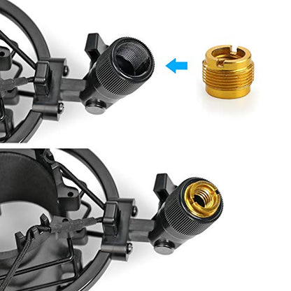 YOUSHARES AT2020 Shock Mount, Microphone Shock Mount Reduces Vibration Noise for Audio Technica AT2020 AT2035 ATR2500 Condenser Mic