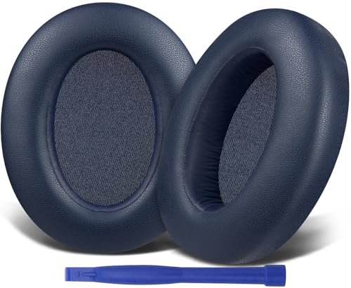 SOULWIT Earpads Cushions Replacement for Sony WH-XB910N Extra Bass Headphones, Ear Pads with Soft Protein Leather, Noise Isolation Foam - Blue - color: Blue