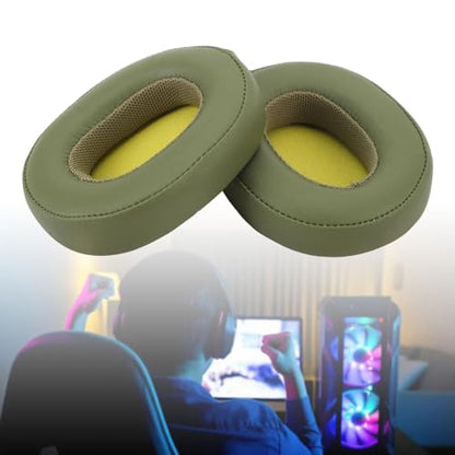 Replacement Ear Pads, Memory Foam Cushions for Over-Ear Headphones, Compatible with Crusher 3.0, Evo ANC Headphones, Breathable Velour Ear Cushions