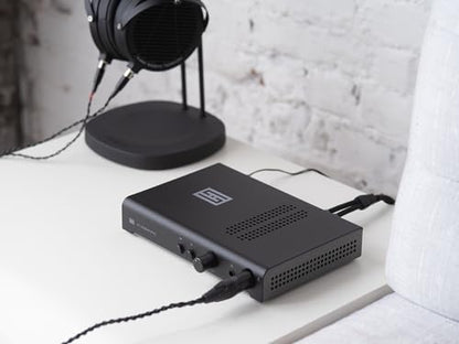 Schiit Midgard Headphone Amp and Preamp with Balanced Inputs and Outputs | Fully discrete amp with exclusive Halo mixed-mode feedback, ~5W/32 ohms, balanced & SE in/out, Alps RK27 pot. Made in USA.