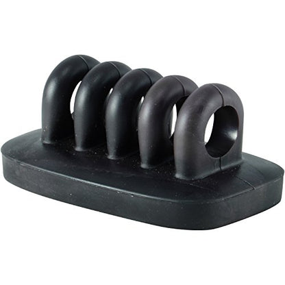Cable Clip Holder Weighted Desktop Cord Management Fixture (Black) - color: Black