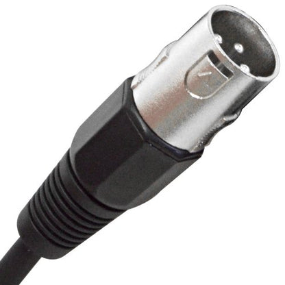 Seismic Audio SATRXL-M3Blue6 3-Feet XLR Male to 1/4-Inch TRS Patch Cables - Blue - color: Blue, size: 3 Foot