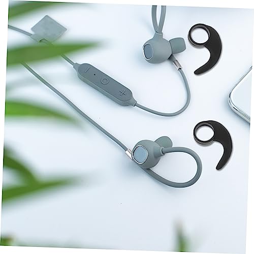 GARVALON Silicone Earphone Clip Hooks 10mm Fit Ear Wings for Earbuds Sturdy Fashionable Design
