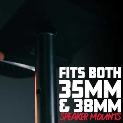 Gator Frameworks Standard Subwoofer/Speaker Pole Mount with Adjustable Height, (GFW-SPK-SUB60) | Min/Max Height: 33" - 60", 132 lb. Weight Capacity, All Steel Design, Safety Pin Catch System