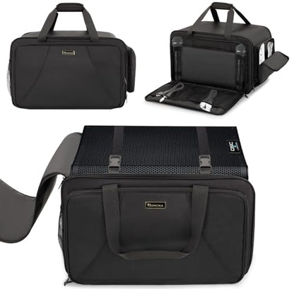 Speaker Carrying Case for QSC K8/K8.2, Padded Portable Tote Bag | Thickened Sponge for Compact 8" Speaker Cabinets, Stores Microphone, Cable, Adapter for Gig, Band, Rehearsal, Bag Only