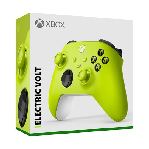 Xbox Wireless Gaming Controller | Electric Volt | Consoles, PCs, TVs, mobile, and more | Textured Grip | Wireless, Bluetooth, USB-C Connectivity - style: Electric Volt