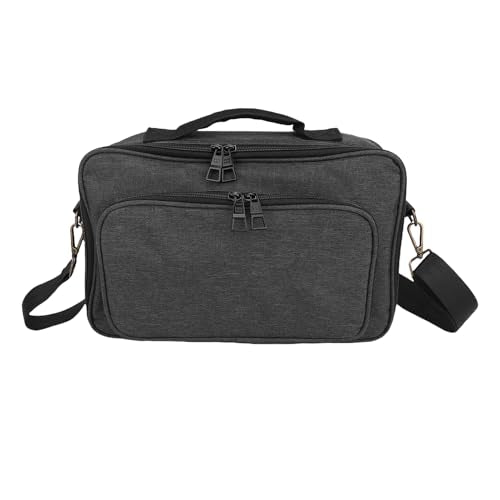 Effects Pedal Carrying Bag, 10mm Padding Multi Pockets Guitar Effects Pedal Case with Adjustable Strap and Water Proof Fabric, for Line 6 (S) - size: S