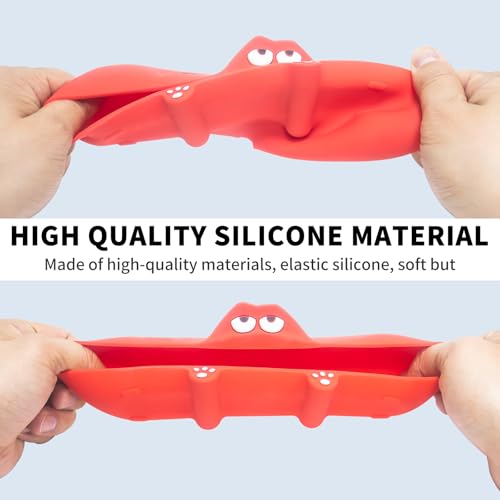 Silicone Kawaii Cute Case for Beats Pill Wireless Bluetooth Speaker, Anti-Scratch Protective Sleeve Compatible With Beats Speaker (Red) - color: Red