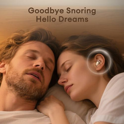 PAXA Sleep Headphones for Side Sleepers, Sleep Invisible Earbuds - color: White