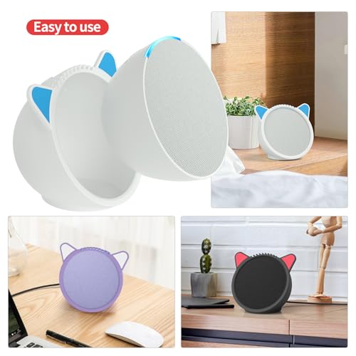 Silicone Cover for Ec/-ho P/-op Soft Waterproof Dustproof Portable Protective Case Compatible with Ec-h/o P-o/p Speaker Accessories (White) - color: white