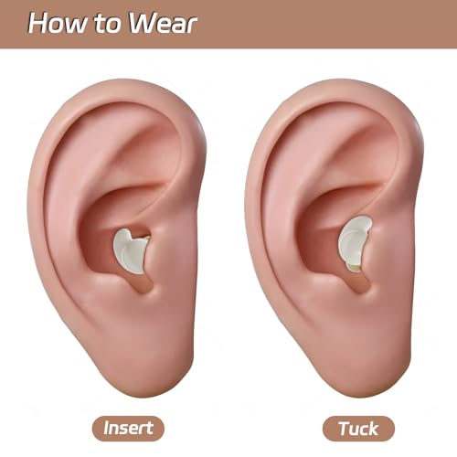 IFECCO Sleep Earbuds Wireless for Side Sleepers with Noise Blocking | Sleep Headphones for Side Sleepers,Sleeping Earbuds Bluetooth 6.2,IPX6 Waterproof,with Mic