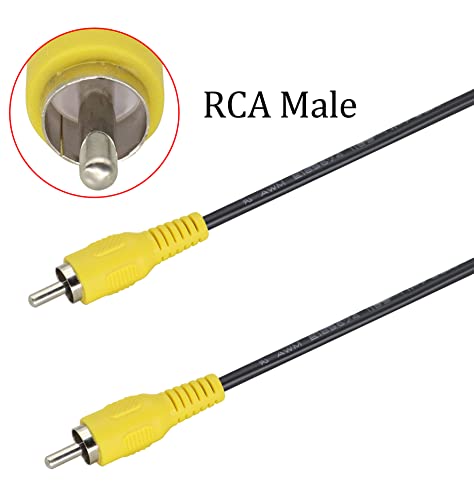 RCA Audio Subwoofer Cable 1 RCA Male to 1 RCA Male Audio/Video Cord S/PDIF Coaxial Cable, Digital AUD Nickel Plated RCA to RCA Cable for Subwoofer, Amplifier, Home Theater [5FT/2pack]