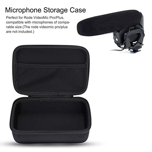 Microphone Protecting Case Compatible for RODE Video Mic Pro VideoMic Pro Plus on-Camera Microphone Easy to Carry Case for RODE VideoMic Pro+ R Plus VMPRPLUS