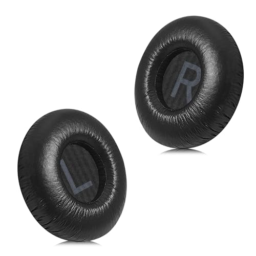 Replacement Ear Pads for JBL Tune 600BTNC/660NC/T600BT/670NC - Protein Leather (Textured PU Leather) with Memory Foam - Black - color: Black