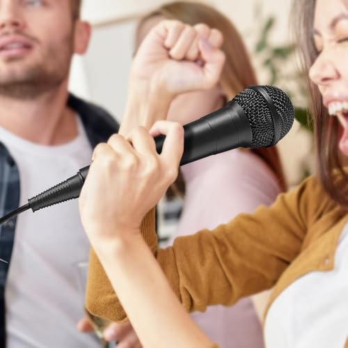 Handheld Wired Microphone, Cardioid Dynamic Vocal Mic with 7.5ft Cable and ON/Off Switch, Ideally Suited for Speakers, Karaoke Singing Machine, Amp, Mixer