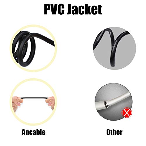 Ancable USB to 2.5mm Male, Headphone Charger Cable for JBL Synchros E30 E40BT E45BT E50BT EB40 S400BT S400 S500 S700 J56BT Wireless Headphones Replacement Charging Cable