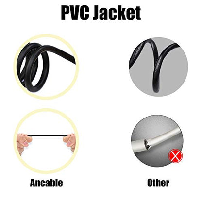 Ancable USB to 2.5mm Male, Headphone Charger Cable for JBL Synchros E30 E40BT E45BT E50BT EB40 S400BT S400 S500 S700 J56BT Wireless Headphones Replacement Charging Cable