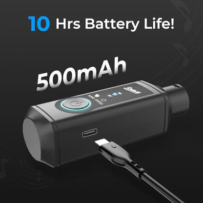 XLR Bluetooth Receiver,Wireless BT 5.3 Adapter for Stereo | Wireless audio adapter for Mixer PA Speaker DJ System, 100ft Stable Connection,15H Battery,24bit/48kHz Hi-Fi