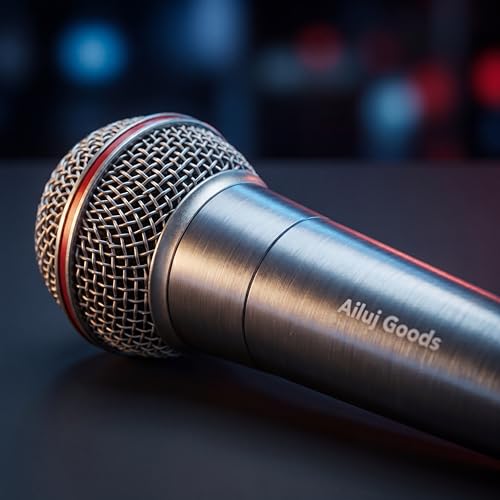BJ59 Dynamic Vocal Microphone – Professional XLR Supercardioid Mic for Singing, Karaoke, Live Performance & Studio Recording, Full Metal Handheld Microphone with High Gain Before Feedback
