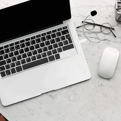 USB Microphone for Laptop and Desktop Compact Design and Lightweight Aluminum Alloy Construction, for Meetings and Live-Streaming, Includes Sponge Windshield for Voice Recording