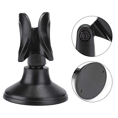 Desktop Mic Stand, Adjustable Microphone Stand Desk, ABS Table Top Microphone Stand with 3x1.6in Base, Compact Mic Holder Desktop for Network Broadcast, Sing Online, Home