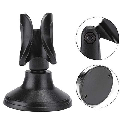 Desktop Mic Stand, Adjustable Microphone Stand Desk, ABS Table Top Microphone Stand with 3x1.6in Base, Compact Mic Holder Desktop for Network Broadcast, Sing Online, Home