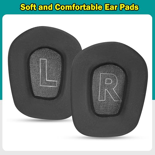 G733 Cooling Gel Earpads Replacement Compatible with Logitech G733 G535 G335 Wireless Gaming Headset Ear Pads Ear Cushions Ice Silk Fabric Memory Foam Black