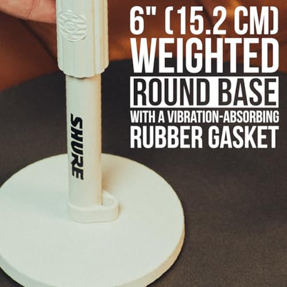 Shure SH-DESKTOP1 Microphone Stand - White