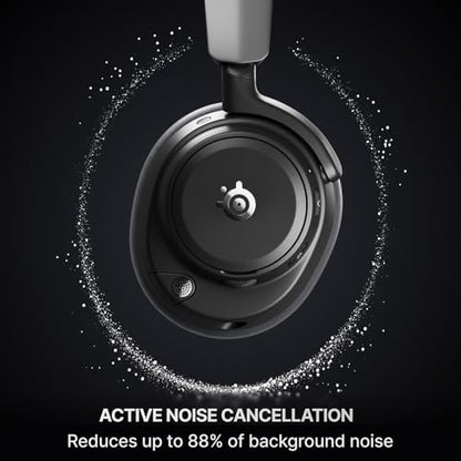 SteelSeries Arctis Nova Pro Omni - Hi-Res Wireless Gaming Headset, 96kHz/24bit, ANC, ClearCast Pro Mic, AI Noise Rejection, Mobile App, Mix 2.4GHz + BT, OmniPlay PC+PlayStation+Xbox - Graphite - color: Graphite - Exclusive