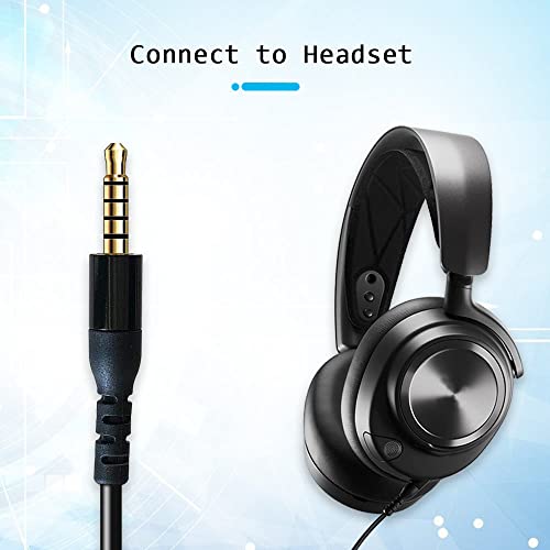 QJYTH Cable Cord Compatible with SteelSeries Arctis Nova Pro Wired Headset - style: 3.5mm to 3.5mm