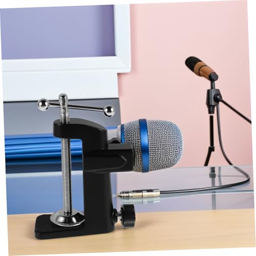 Mikinona Metal Base Boom Arm for Live Streaming Compact Design for Organized Workstation High Load Capacity for Various Microphones