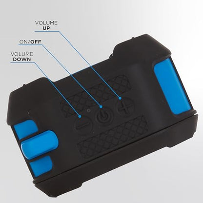 Altec Lansing HYDRATREK Magnetic Bluetooth Speaker, Waterproof IP67, 5W RMS Output, True Wireless Pairing, USB-C Quick Charge, 3.7V 400mAh Battery, Voice Assistant, Perfect for Any Adventure - color: Black/Royal Blue