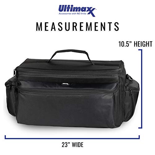 Ultimaxx’s Extra Large, Water-Resistant Professional Gadget Bag Compatible with Camcorders and Accessories for Sony NEX-FS-100, FS-100U, FS-700, FS700UK, FS700R, EA50UH Camcorders, and More