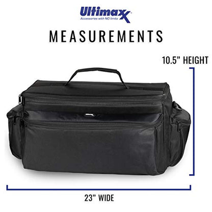 Ultimaxx’s Extra Large, Water-Resistant Professional Gadget Bag Compatible with Camcorders and Accessories for Sony NEX-FS-100, FS-100U, FS-700, FS700UK, FS700R, EA50UH Camcorders, and More