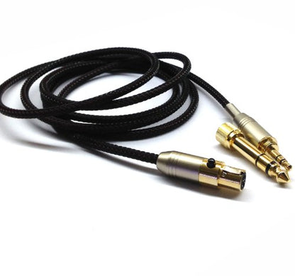 NewFantasia Replacement Audio Upgrade Cable Compatible with AKG K240, K240S, K240MK II, Q701, K702, K141, K171, K181, K271s, K271 MKII, M220, Pioneer HDJ-2000 Headphones 2meters/6.6feet - size: 2m