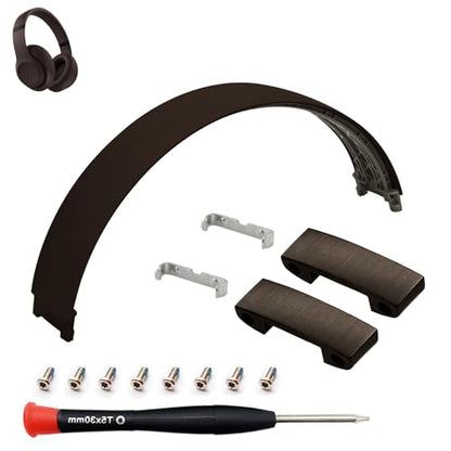 Studio Pro 2023 Replacement Headband & Hinge Replacement for Studio Pro 2023 Headphone,Durable Parts Accessories Repair Kit Set (Deep Brown) - color: Deep Brown