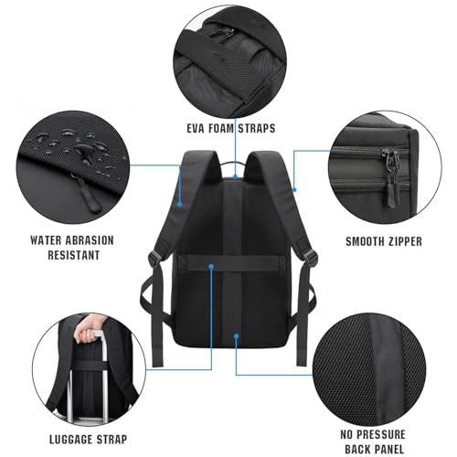 GDNasist Game Console Backpack for PS5, Protective Carrying Case Compatible with Playstation5 Console, Base, 15.6”Laptop, Headset, PS5 Controller, More Game Discs, and Gaming Accessories - style: Side-opening Style