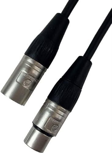 Gearlux XLR Microphone Cable, Fully Balanced, Male to Female, 15 Feet - 2 Pack - size: 15 Ft, style: 2 Pack