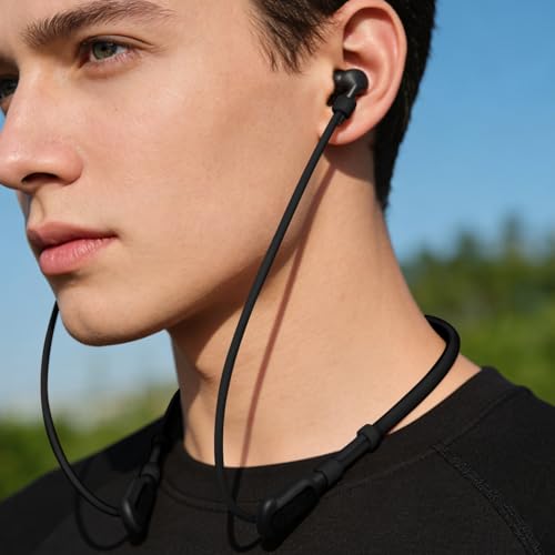 Geiomoo Silicone Anti-Slip EarHooks for Samsung Galaxy Buds 3 FE (2025) Ear Hooks, Galaxy Buds 3 Pro Ear Hooks, Galaxy Buds 3 Ear Hooks, Soft Anti-Loss Sports Earbuds Ear Tips Covers (Black)
