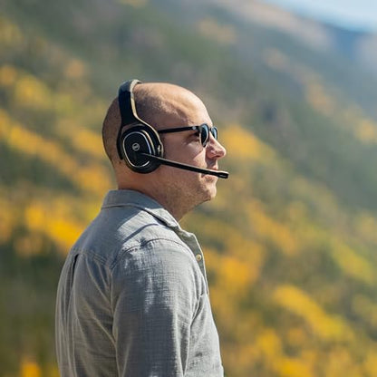 Rand McNally ClearDryve 220 Premium 2-in-1 Wireless Headset for Clear Calls with Noise Cancellation, Long Battery Life & All-Day Comfort - style: Over-ear