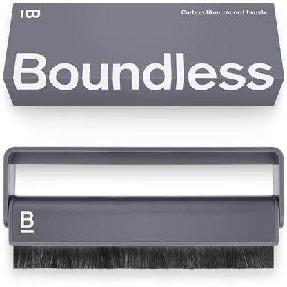 Boundless Audio Record Cleaner Brush - Carbon Fiber Anti-Static Vinyl Brush