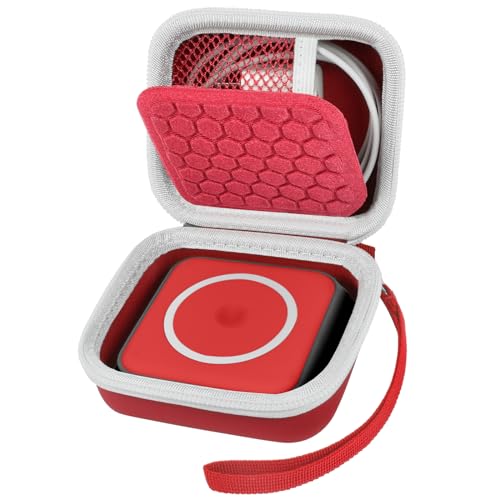 Hard Case for UCOMX/Hicober 3-in-1 Charger, Box Only | Hard shell case for UCOMX, Hicober, Iseyyox, LISEN and RTOPS 3-in-1 charger users, with divider and mesh pocket - color: Red