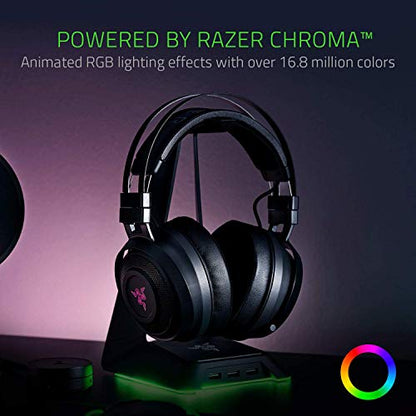 RAZER Nari Wireless: THX Spatial Audio - Cooling Gel-Infused Cushions - 2.4GHz Wireless Audio - Gaming Headset Works for PC, PS4, Switch & Mobile Devices (Renewed)