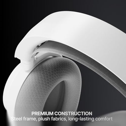 SteelSeries Arctis Nova 7X Wireless Gen 2 Gaming Headset - Real-Time App Control, 50+ HR Play, Neodymium Drivers, Mix 2.4GHz/Bluetooth, Xbox, PC, PS5/PS4, Switch 1/2, Mobile - White - color: White, style: Xbox | PC