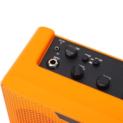 Focket Electric Guitar Amplifier, 10W Output Builtin Delay Effect Portable Guitar Amplifier, Amp Speaker with 3.5mm Headphone Jack Volume Tone Control for Desktop Coffee Table